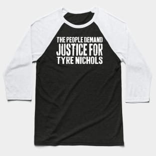 justice for Tyre Nichols Baseball T-Shirt